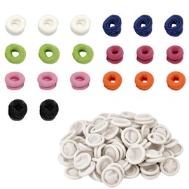 50 Pcs Finger Bandages Tubular Set, Finger Protectors Finger Stall Finger Bandages Tubular Finger Cots Thumb Bandage, Finger Bandage Stall for Work Kitchen Finger Protection