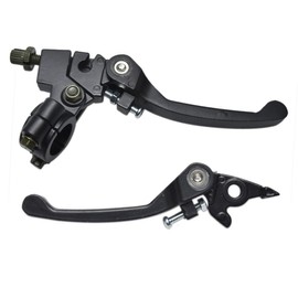 ICONSPORTSS Clutch Brake Lever for 22mm 7/8 inch Handlebar 110cc 125cc 140cc 150cc TTR CRF KLX SSR Apollo 125 Pit Dirt Bike Taotao Coolster Motorcycle CRF50 CRF70 XR50 CR70 (TM008)