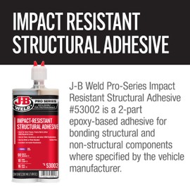 J-B Weld Impact-Resistant Structural Adhesive - 200ml - 2 Mixers Included