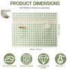 Oven Door Curtain Hook and Loop Straps Design Stove Skirt