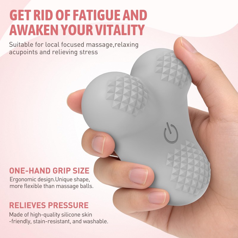 Multifunctional Electric Massager, Gray