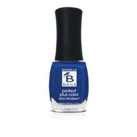 BARIELLE Protect Plus Color Nail Polish - Blue Hawaiian, A Creamy Royal Blue Nail Color with Prosina .45 ounces