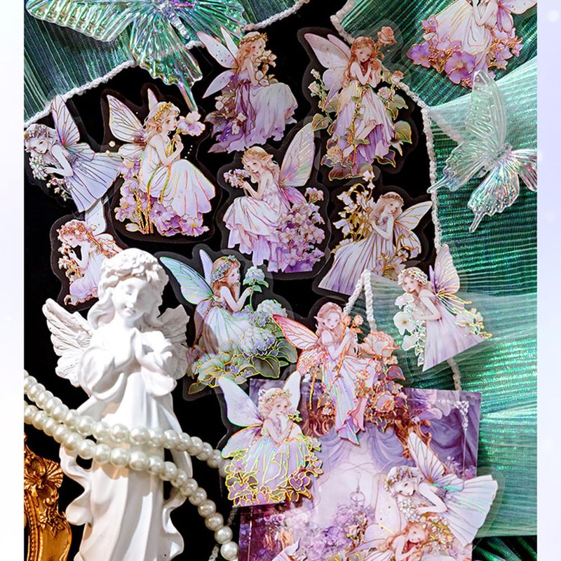 CARPEDIEM Collage Notebook Sticker Collage Lace Paper Cute DIY Handmade