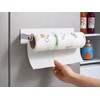 Magnetic Wooden Paper Towel Holder for Refrigerator - Space-Saving Kitchen
