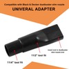 Universal Attachments Adapter Kit - Extendable Crevice Tool Dustbuster Accessories,