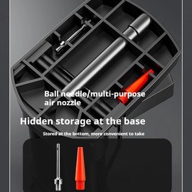 Bike Pump with Gauge,Air Bicycle Pump Inflator with High Pressure 160 PSI,Fits Presta and Schrader Valves Bike Tire Pumps Inflator High Pressure 160PSI & 11BAR for Road Bike Car MTB Sports Balls