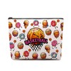 RTTLALUO Basketball Makeup Bag, Cute Basketball Gifts For Women Men,