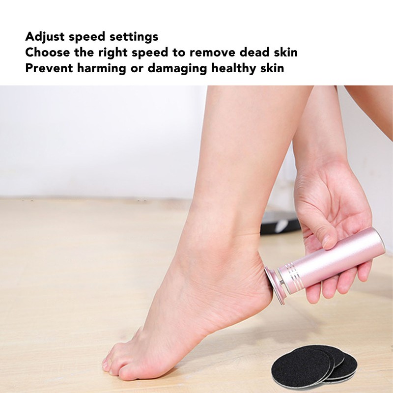 Electric Foot Grinder Adjust Speed Foot Callus Remover with 60pcs