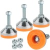 WUEIBUZUDAO Heavy Duty Leveling feet,Machine Leveling feet 2.36" Dia Base,