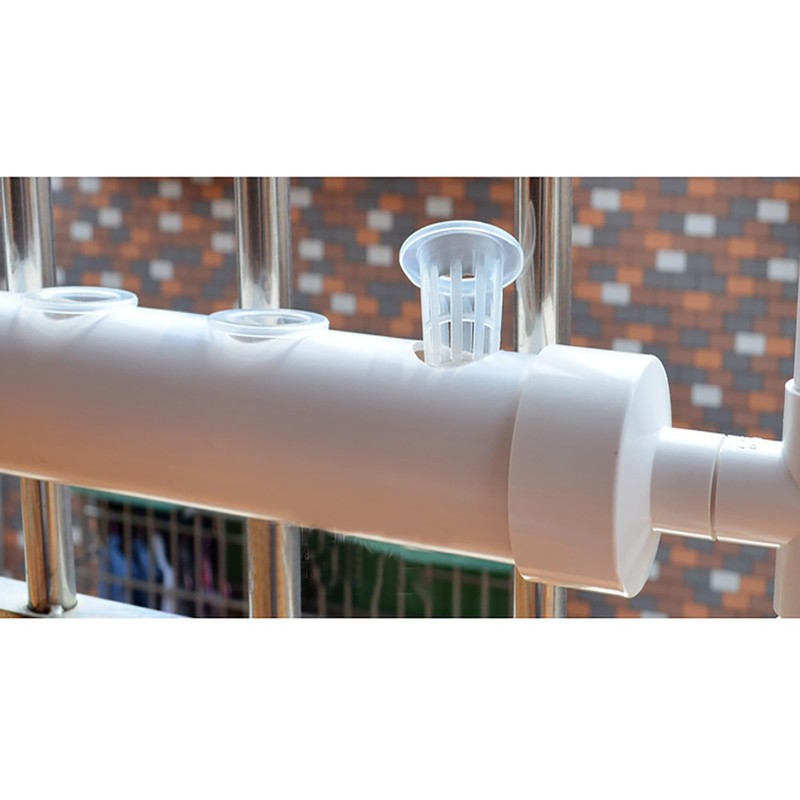 INTBUYING Hydroponics Growing System 54 Holes 6 Pipe Plant Site