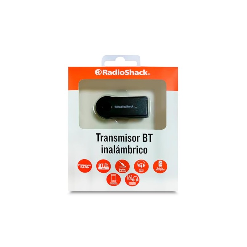 RadioShack Transmisor Bluetooth inalámbrico para Auto. Receptor Bluetooth con Manos