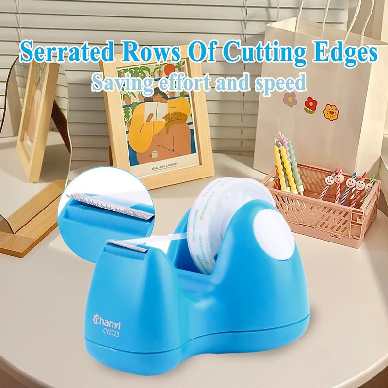 Tape Dispenser Desk,Heat Masking Tape Dispenser(2 Colors,Small) (White)