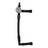Fuel Line with Pressure Gauge Dual Feed Smooth Fuel Flow