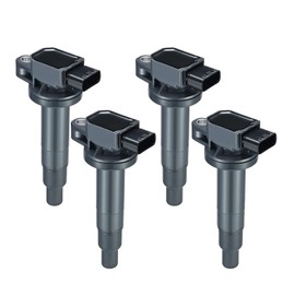 BDFHYK Ignition Coil Pack Set of 4 Compatible with Toyota Scion xA xB Toyota EchoPrius Prius C Yaris 1.3L 1.5L L4, Replacement for UF316 90919-02240 UF316T