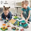 HOGOKIDS Camper Van Building Set with LED Light - 3-in-1