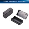 Heyiarbeit 10Pcs 1.89"x1.02"x0.61" ABS Black Dustproof Electronic Junction Box Enclosure