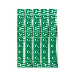 Chironal 50pcs New Double Side SMD SOT23-3 to DIP SIP3 Adapter PCB Board DIY Converter (SOT23-3)