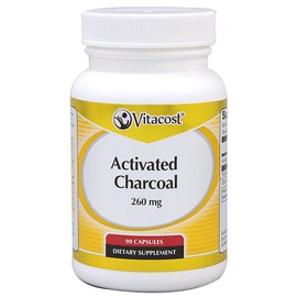 Vitacost Activated Charcoal - 260 mg - 90 Capsules