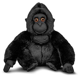 Tobar 37562 ANIMIGOS WORLD OF NATURE GORILLA Plush toy Animal, Black