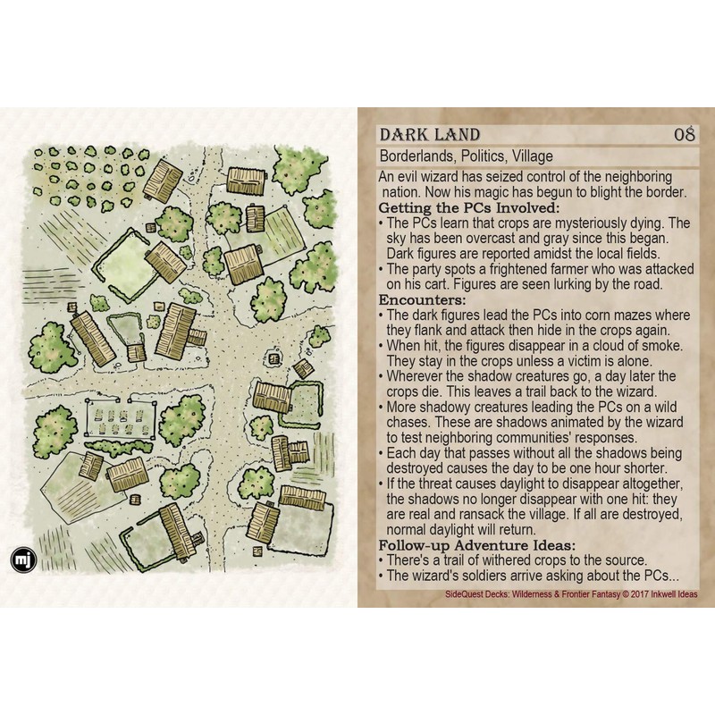 Sidequest Decks: Wilderness & Frontier Fantasy