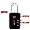 BV TSA Approved Luggage Travel Lock, Set-Your-Own Combination Lock for
