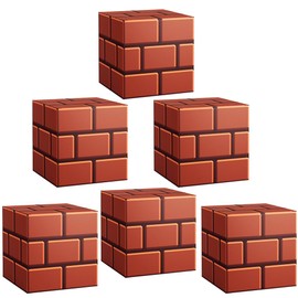 Video Game Treat Boxes, 24 PCS Brick Paper Gift Boxes for Party Supplies, Video Game Theme Party Favors