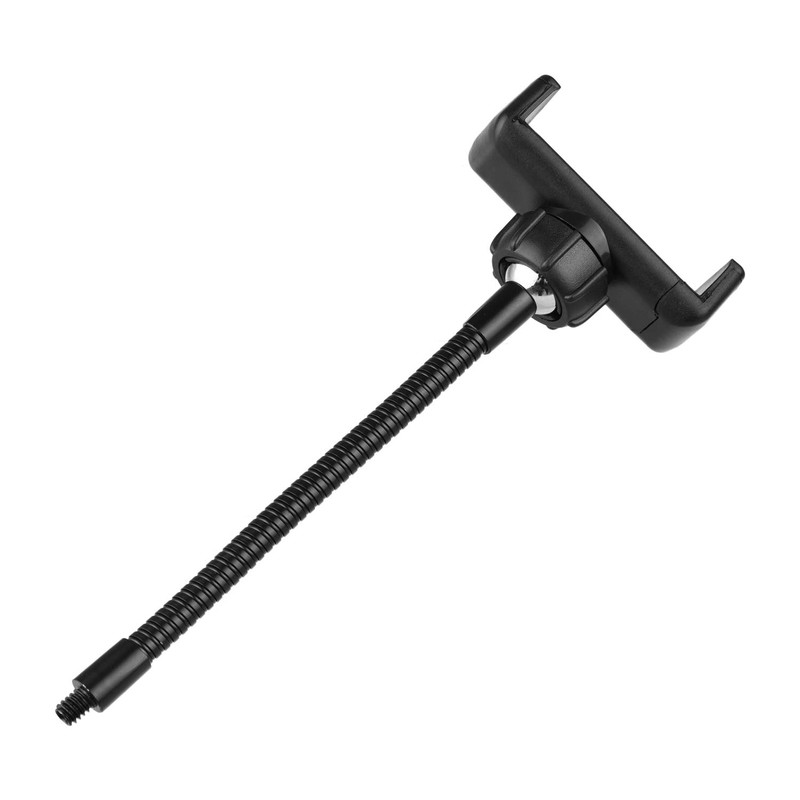 Foldable Phone Clamp Holder Stand with 1/4 Screw Mounting for