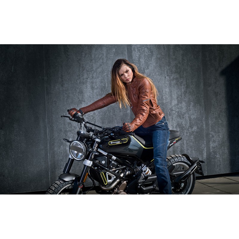 SHIMA CALIBER LADY, Women Retro Vintage Custom Summer Leather Motorcycle