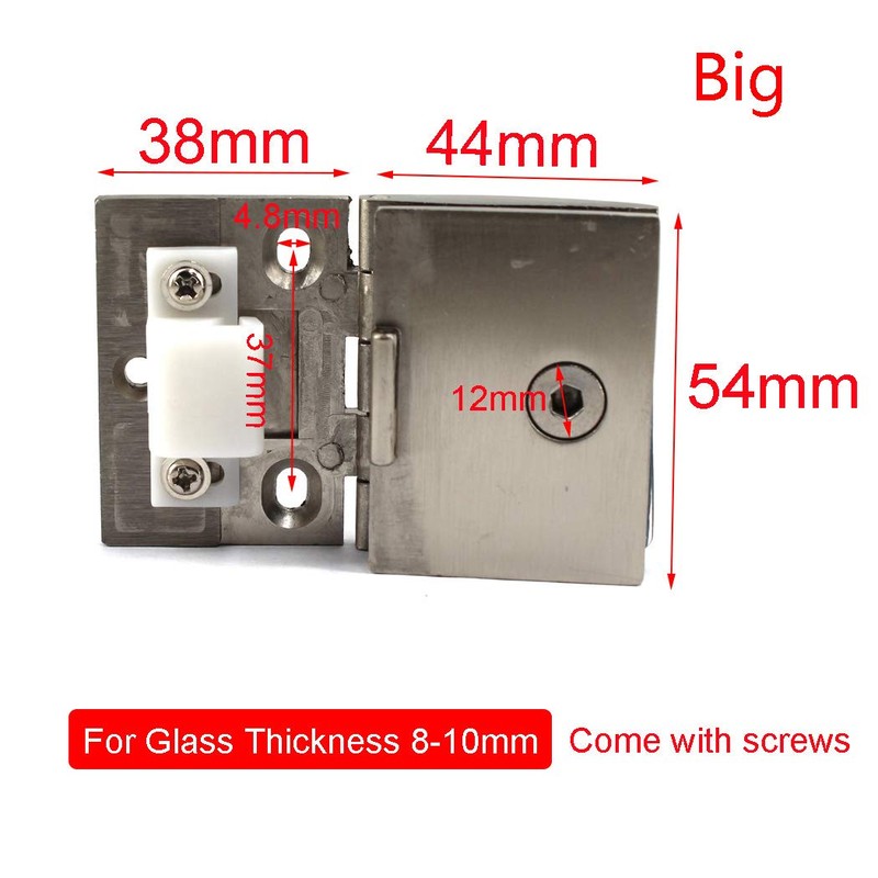 90 Degree Glass Door Pivot Hinge Kit Zinc Alloy Shower