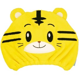 Skater TOC11-A Quick-Drying Towel Cap, Hair Drying, Towel, Shimajiro for Boys and Girls