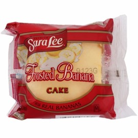 Tribeca Curations Sara Lee Frosted Banana Cakes, Individually Wrapped, 2.25 Oz | Pack of 12