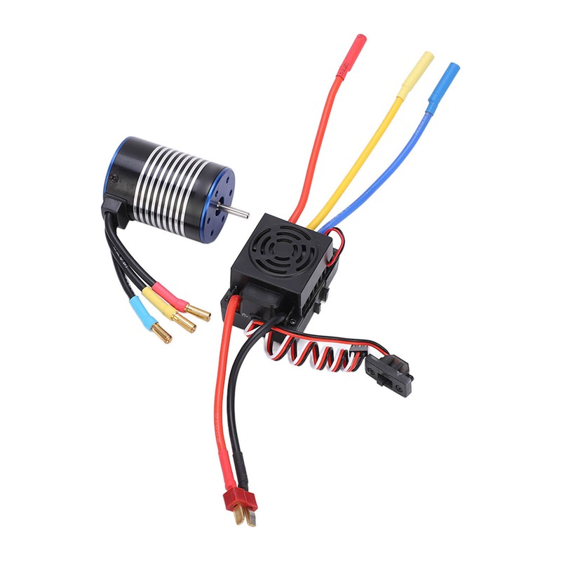 3650 4300KV No Sense Brushless Motor with 60A Waterproof ESC