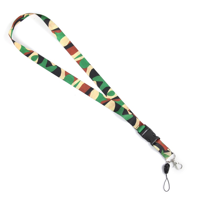 Camouflage Camo Lanyard Detachable Neck Strap for ID Card Badge