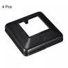 sourcing map Post Skirt, 4pcs 60x60mm/2.36x2.36" Plastic Split Style Post