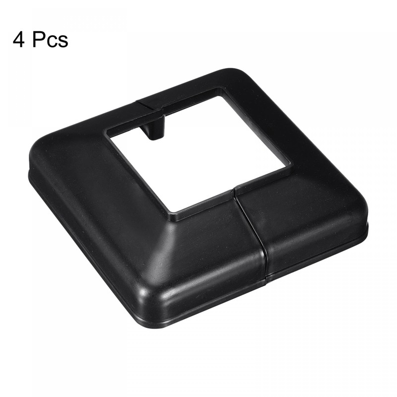 sourcing map Post Skirt, 4pcs 60x60mm/2.36x2.36" Plastic Split Style Post