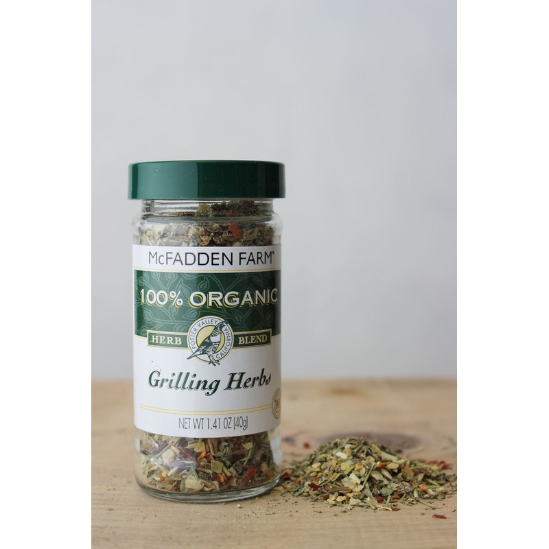 McFadden Farm Organic Grilling Herbs, Seasoning Blend, Grown and packed