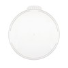 Nuby Silicone Round Suction Plate with Lid – Spill-Free, Dishwasher-Safe,