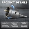 METOTY 2" Concrete Hole Saw,50mm Masonry Hole Saw, with 110mm