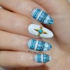 Whats Up Nails P023 Aztec Harmony Water Decals Sliders for