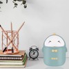 TOGHPUW Table Rubbish Bin with Lid, Office Cute, Cartoon Table