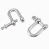 PUCSIQ Pack of 20 Shackles D Shape M4 Stainless Steel