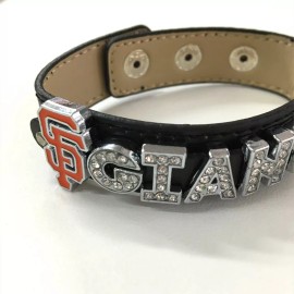 SF  Rhinestone Baseball Bracelet / Baseball Fan / baseball mom /baseball gift