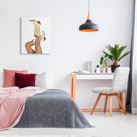 Stupell Industries Country Cowgirl Boots Fashion Canvas Wall Art, Design by Ziwei Li