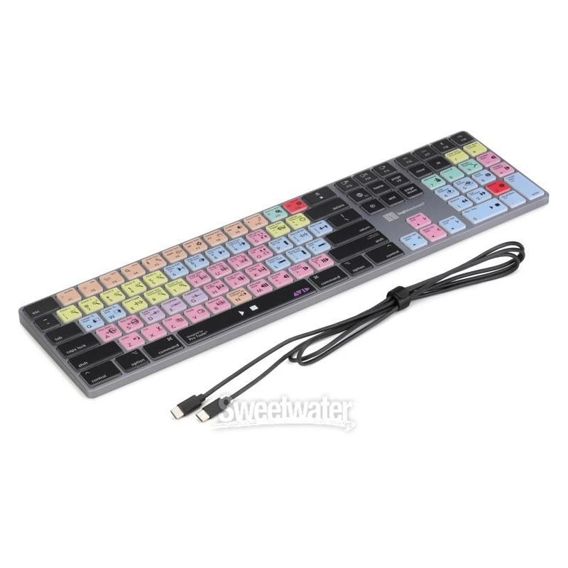LogicKeyboard TITAN Wireless Backlit Keyboard for Avid Pro Tools -