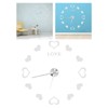 Innovative DIY Wall Clock Acrylic Mirror Surface Wall Sticker Clock