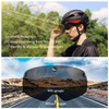 Victgoal Bike Helmet Goggles Visor Strong Magnetic Eye Shield (Black)