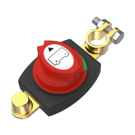 Car Battery Disconnect Switch 12v Heavy Duty,Battery Cut Off Switch Negative On/Off 12-48V Top Post,Battery Kill Switch for Car, Vehicles, RVs, Campers, Trucks and Boats