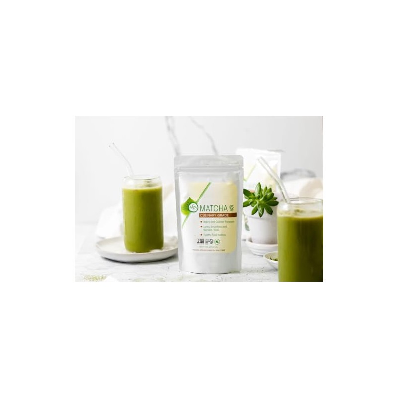 AIYA Té verde Matcha 100 puro, grado culinario, 100 gramos