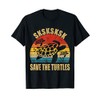 Vintage Sksksk Save The Turtles T-shirt Ocean Turtle Lovers T-Shirt