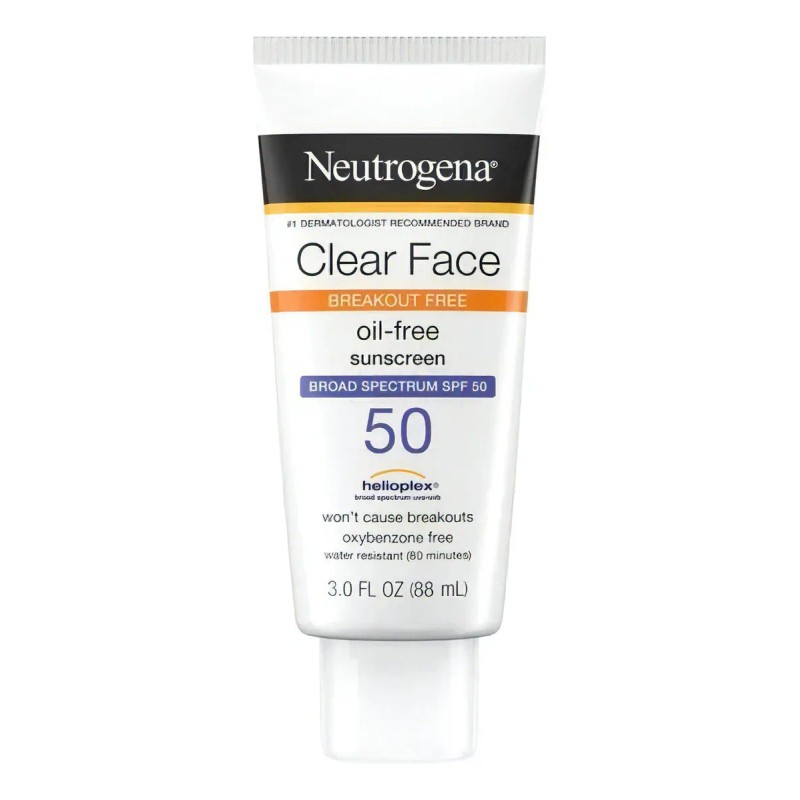 Neutrgena Bloqueador Protector Solar facial 50 SPF Clear Face para